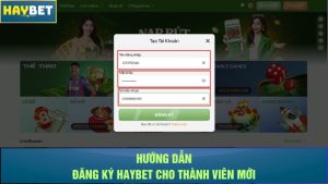 Hướng dẫn đăng ký Haybet cho thành viên mới