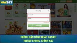 Hướng dẫn đăng nhập Haybet nhanh chóng, chính xác