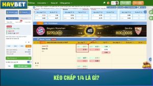 Kèo chấp 1/4 là gì?