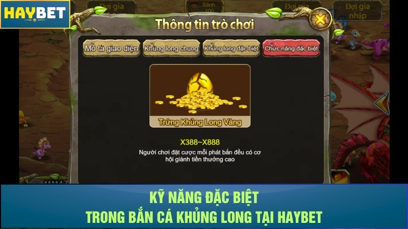 Kỹ năng đặc biệt trong bắn cá khủng long tại Haybet Kỹ năng đặc biệt trong bắn cá khủng long tại Haybet