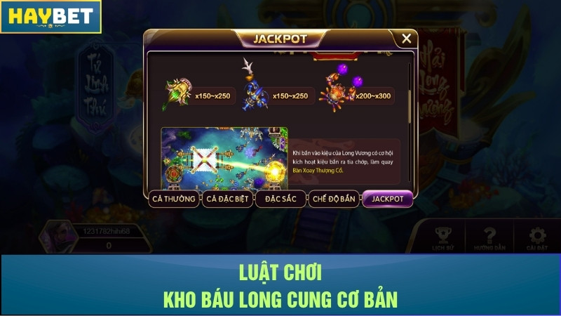Luật chơi Kho Báu Long Cung cơ bản Luật chơi Kho Báu Long Cung cơ bản